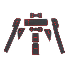 Leather Car Interior Slot Mats 9Pcs For VW ID.3 2021-2025 - Evooor