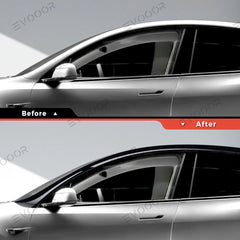 Tesla Model Y Juniper 2025+ TPU Roof Pillar Cover Kit for Easy Removal