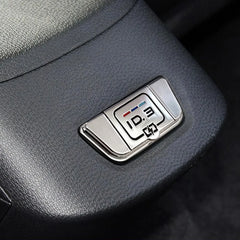 Alloy Rear Seat Charging Port USB Hole Anti-Clogging Protective Cover For VW ID.3 2021-2022 - Evooor