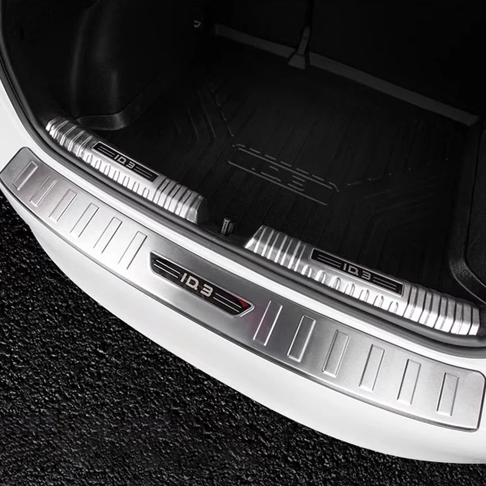 Stainless Steel Rear Trunk Sill Guard For VW ID.3 2021-2025 - Evooor