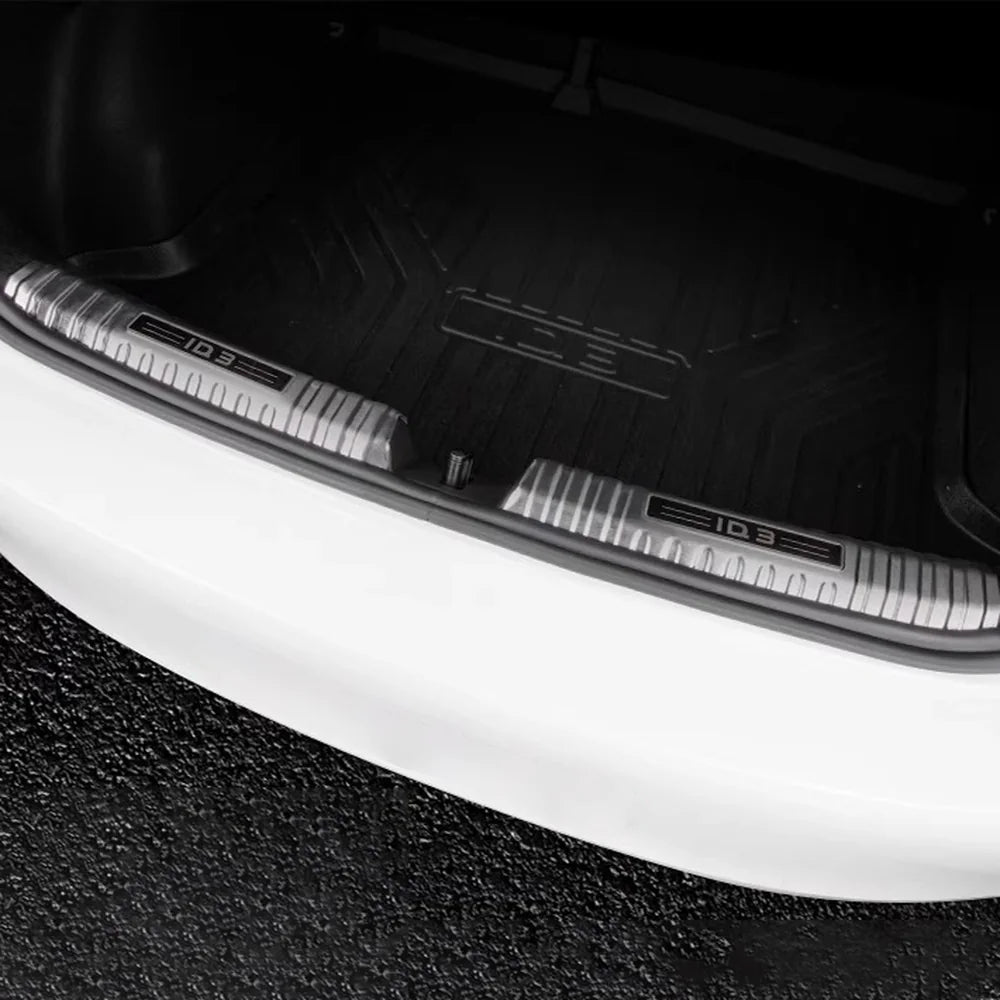 Stainless Steel Rear Trunk Sill Guard For VW ID.3 2021-2025 - Evooor