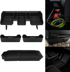 Cybertruck Rear Seat Organizer with Hidden Compartment Storage - Evooor