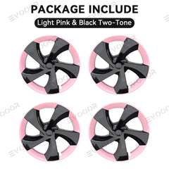 Tesla Model Y Juniper 2025+ 19'' Full-Cover Twist Spoke Wheel Covers Set - Pack of 4