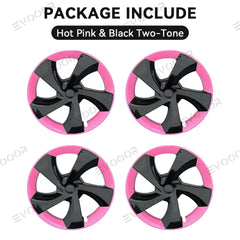 Tesla Model Y Juniper 2025+ 19'' Full-Cover Twist Spoke Wheel Covers Set - Pack of 4