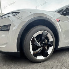 Tesla Model Y Juniper 2025+ 19'' Full-Cover Twist Spoke Wheel Covers Set - Pack of 4