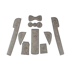 Leather Car Interior Slot Mats 9Pcs For VW ID.3 2021-2025 - Evooor