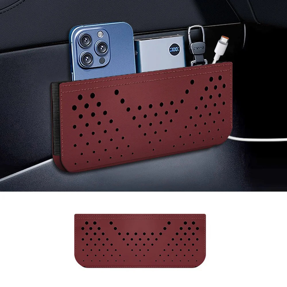 Leather Multifunctional Storage Bag For VW ID.3 2021-2025 - Evooor