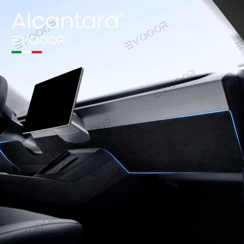2024 Model 3 Highland Alcantara Anti-kick Stickers Under the Dashboard For Tesla - Evooor