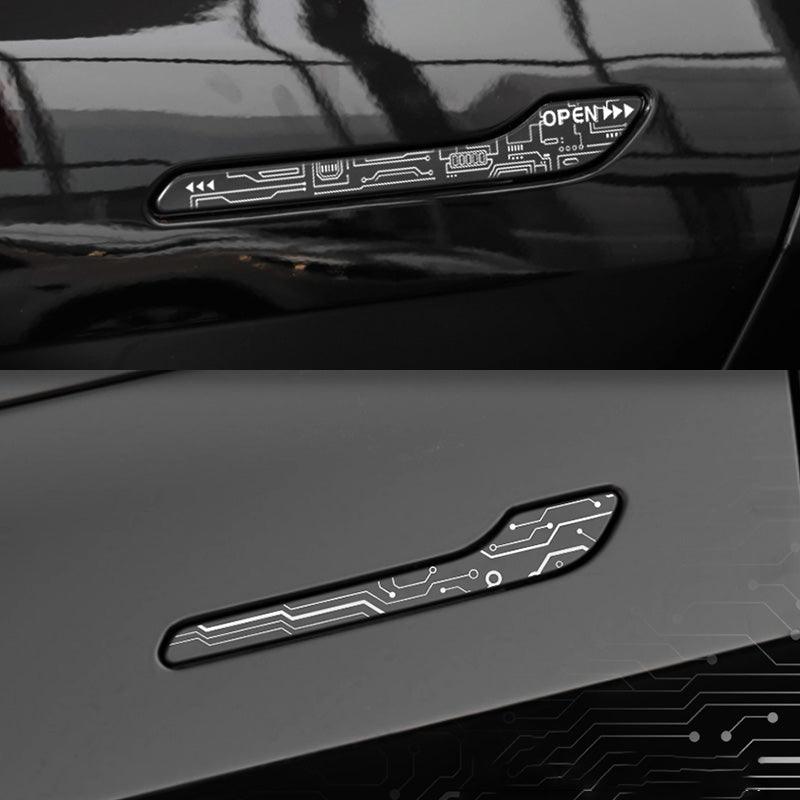 Door handle protection film For Tesla Model 3/Y (4pcs) - Evooor