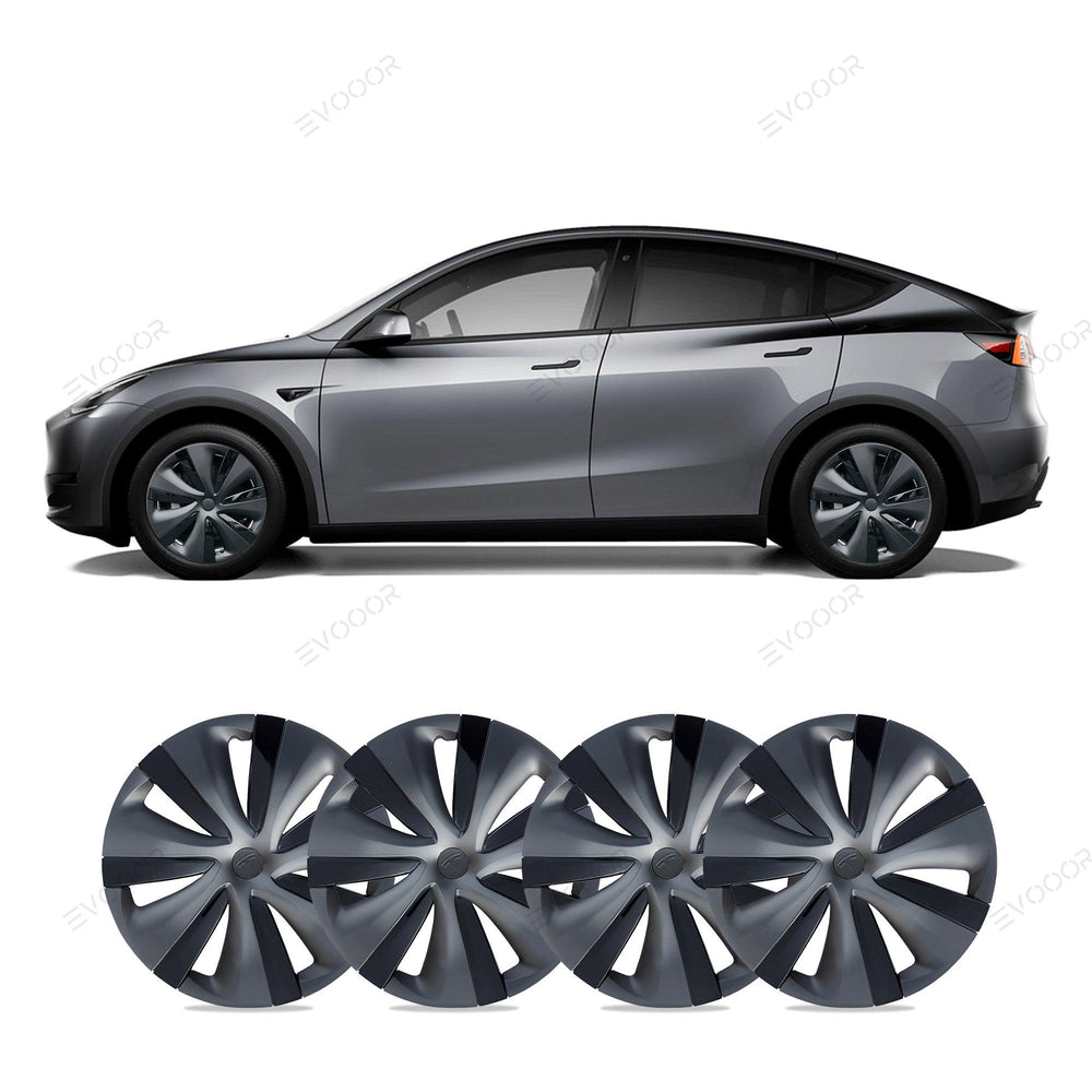 Model Y 19'' Gemini Wheels Cover Hubcaps Replacement 4PCS for Tesla (2020-2023) - Evooor