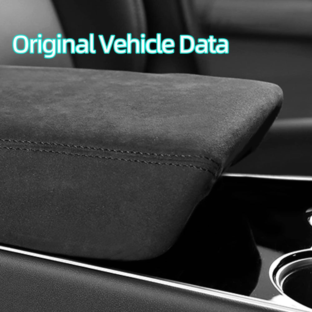 Model 3/Y Alcantara Armrest Cover for Tesla(2017-2024) - Evooor