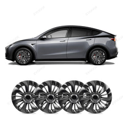 Model Y 19'' Gemini Wheels Cover Hubcaps Replacement 4PCS for Tesla (2020-2023) - Evooor