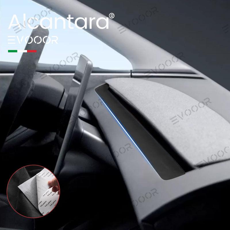 2024 Model 3 Highland Alcantara Dashboard Air Outlet Cover Sticker For Tesla - Evooor