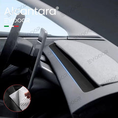 2024 Model 3 Highland Alcantara Dashboard Air Outlet Cover Sticker For Tesla - Evooor