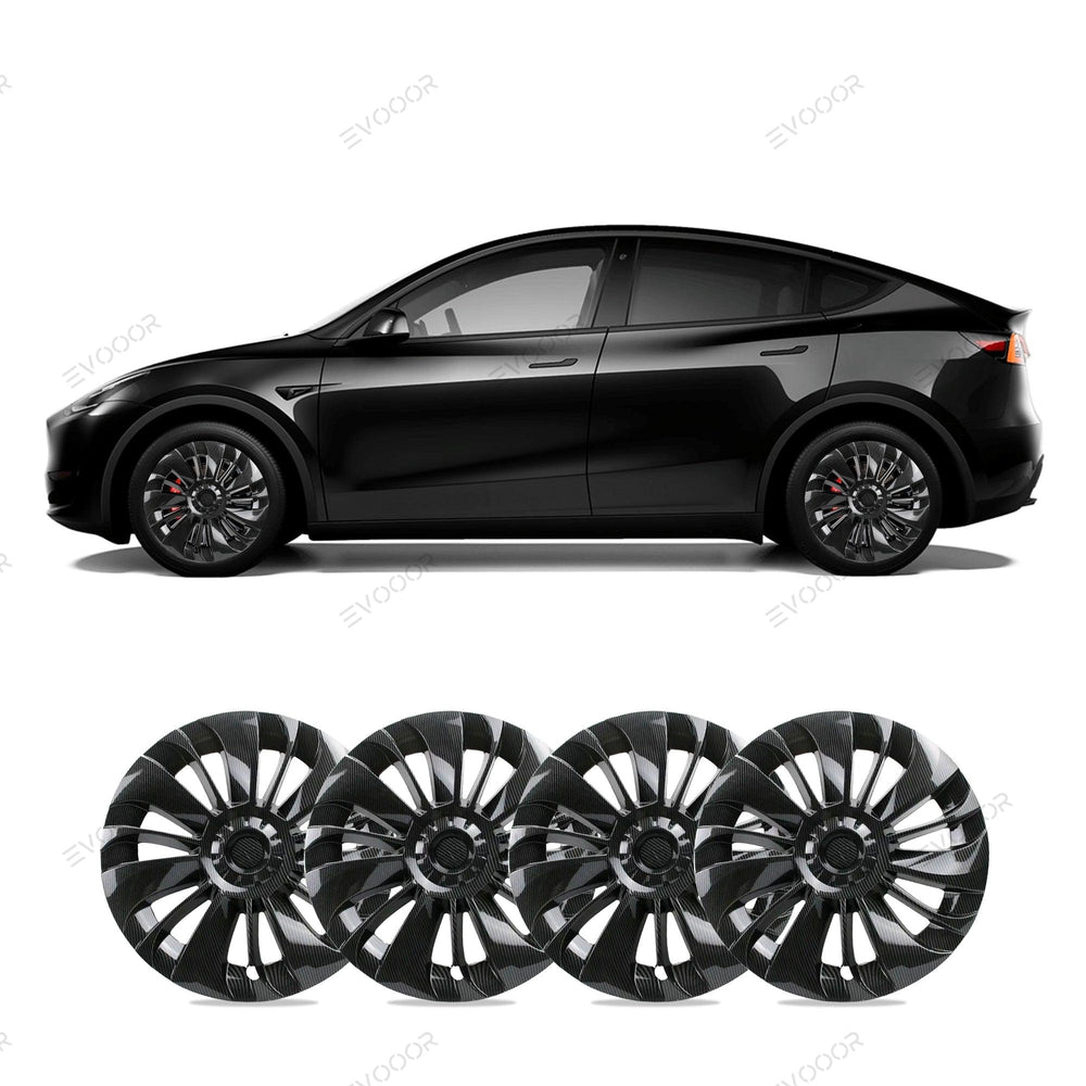 Model Y 19'' Gemini Wheels Cover Hubcaps Replacement 4PCS for Tesla (2020-2023) - Evooor
