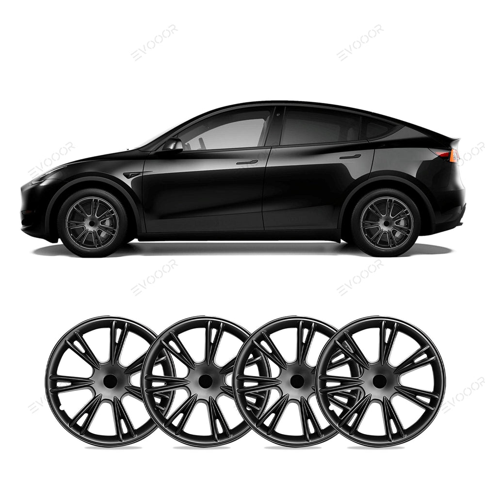 Model Y 19'' Gemini Wheels Cover Hubcaps Replacement 4PCS for Tesla (2020-2023) - Evooor
