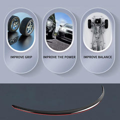 Model Y Real Carbon Fiber Spoiler Wing Red Color for Tesla - Evooor