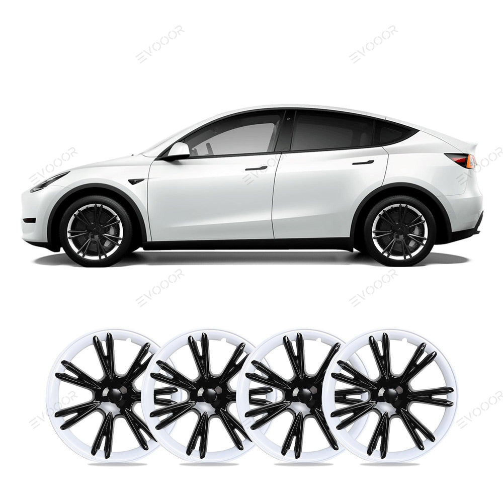 Model Y 19'' Gemini Wheels Cover Hubcaps Replacement 4PCS for Tesla (2020-2023) - Evooor
