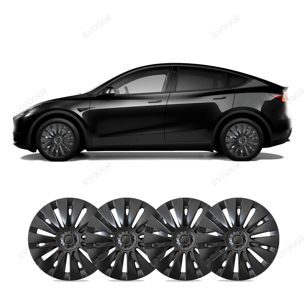 Model Y 19'' Gemini Wheels Cover Hubcaps Replacement 4PCS for Tesla (2020-2023) - Evooor