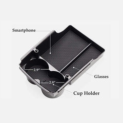 Model S/X Center Console Organizer Tray Cup Holder for Tesla(2016-2020) - Evooor