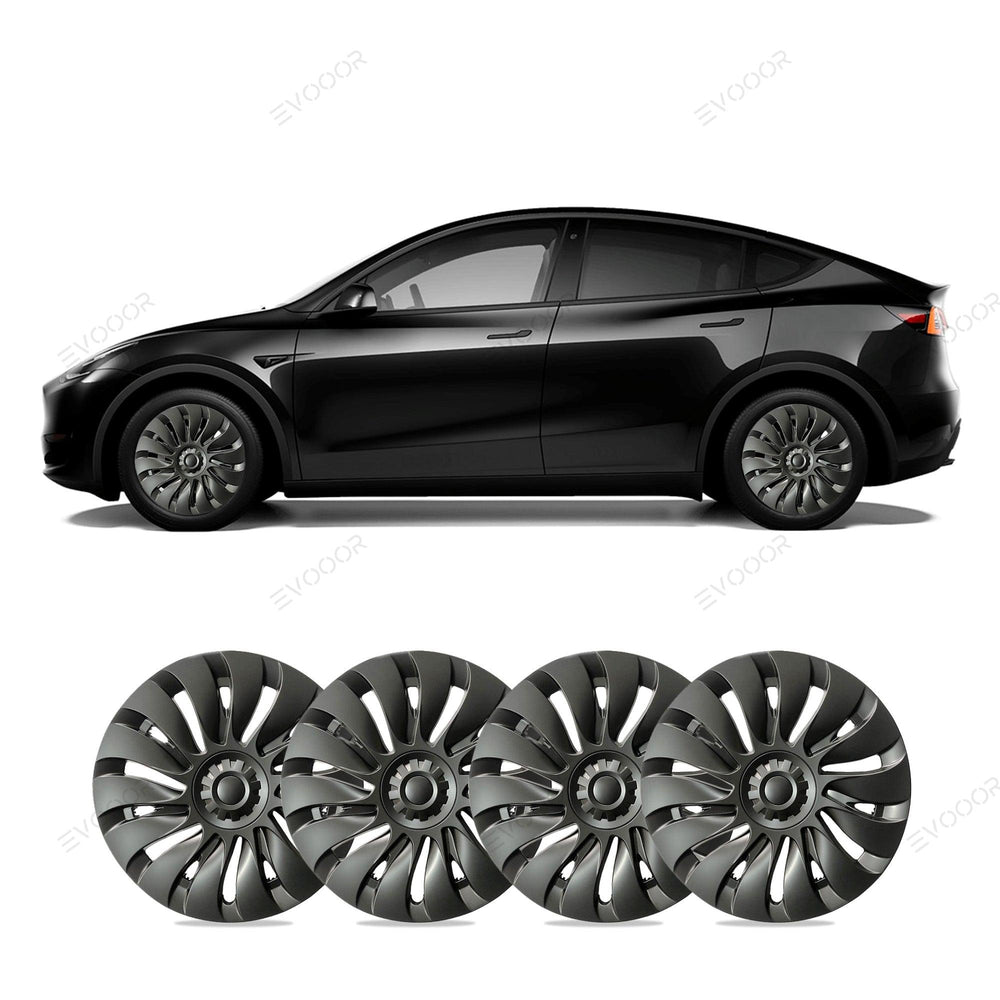 Model Y 19'' Gemini Wheels Cover Hubcaps Replacement 4PCS for Tesla (2020-2023) - Evooor