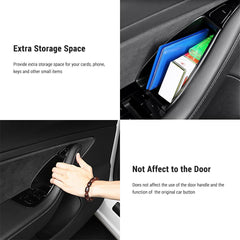 Model 3 Door Handle Storage Box(4 pcs) for Tesla(2017-2023) - Evooor