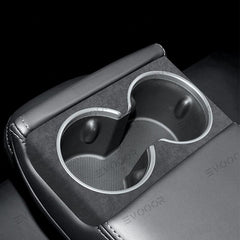 2024 Model 3 Highland Alcantara Rear Seat Cup Cover For Tesla - Evooor