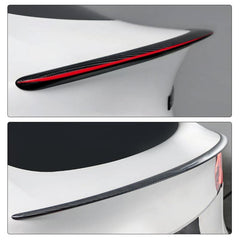 Model Y Real Carbon Fiber Spoiler Wing Red Color for Tesla - Evooor