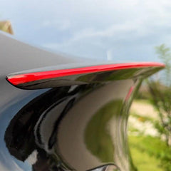 Model Y Real Carbon Fiber Spoiler Wing Red Color for Tesla - Evooor