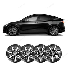 Model Y 19'' Gemini Wheels Cover Hubcaps Replacement 4PCS for Tesla (2020-2023) - Evooor