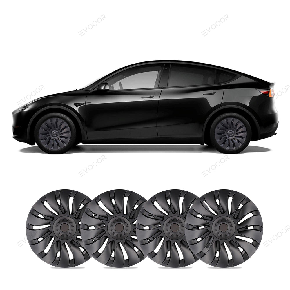 Model Y 19'' Gemini Wheels Cover Hubcaps Replacement 4PCS for Tesla (2020-2023) - Evooor