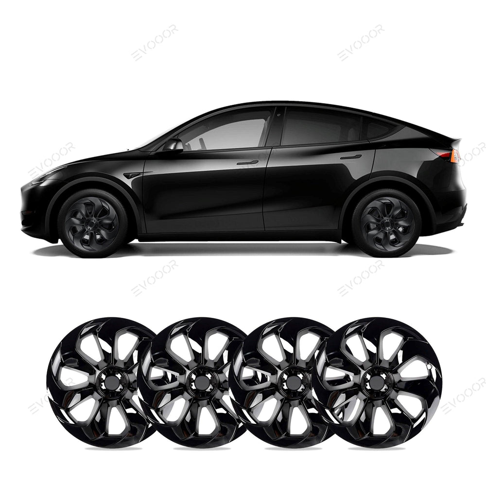 Model Y 19'' Gemini Wheels Cover Hubcaps Replacement 4PCS for Tesla (2020-2023) - Evooor