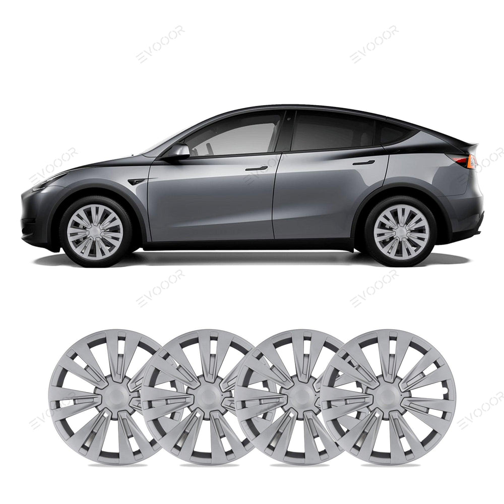 Model Y 19'' Gemini Wheels Cover Hubcaps Replacement 4PCS for Tesla (2020-2023) - Evooor