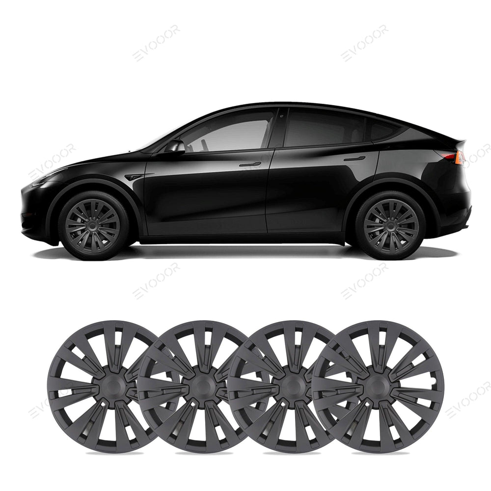 Model Y 19'' Gemini Wheels Cover Hubcaps Replacement 4PCS for Tesla (2020-2023) - Evooor