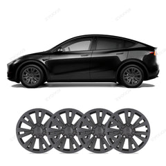 Model Y 19'' Gemini Wheels Cover Hubcaps Replacement 4PCS for Tesla (2020-2023) - Evooor