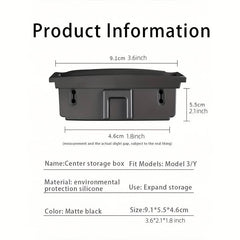Tesla Model 3/Y Charging Cable Storage Box Center Console Storage Box - Evooor