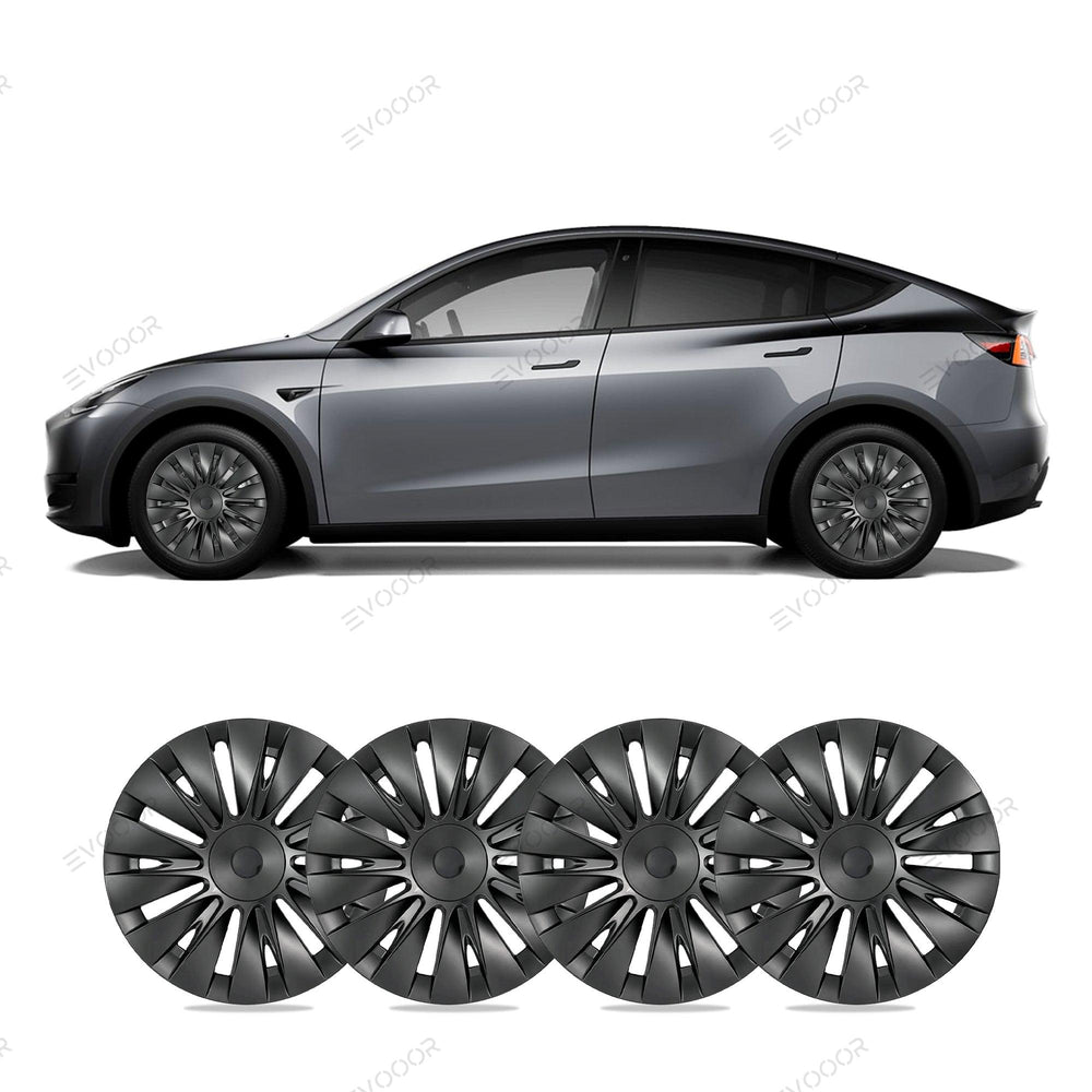 Model Y 19'' Gemini Wheels Cover Hubcaps Replacement 4PCS for Tesla (2020-2023) - Evooor