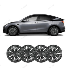 Model Y 19'' Gemini Wheels Cover Hubcaps Replacement 4PCS for Tesla (2020-2023) - Evooor