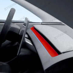 2024 Model 3 Highland Alcantara Dashboard Air Outlet Cover Sticker For Tesla - Evooor