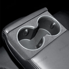 2024 Model 3 Highland Alcantara Rear Seat Cup Cover For Tesla - Evooor