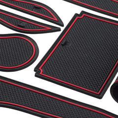 Model X Cup Door Slot Mat 7 pieces/set for Tesla(2017-2022) - Evooor