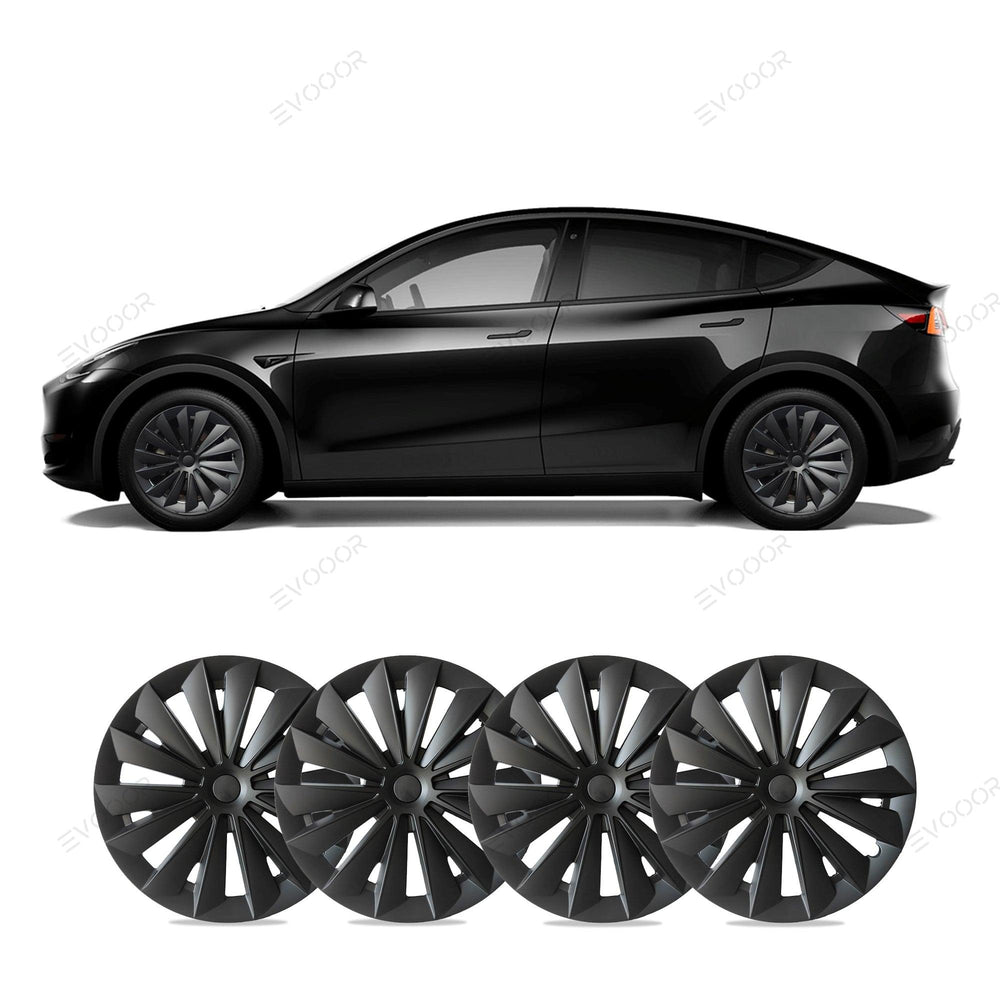 Model Y 19'' Gemini Wheels Cover Hubcaps Replacement 4PCS for Tesla (2020-2023) - Evooor