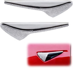 Model 3/Y Crystal side label decoration suitable for Tesla(2017-2022) - Evooor
