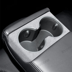 2024 Model 3 Highland Alcantara Rear Seat Cup Cover For Tesla - Evooor