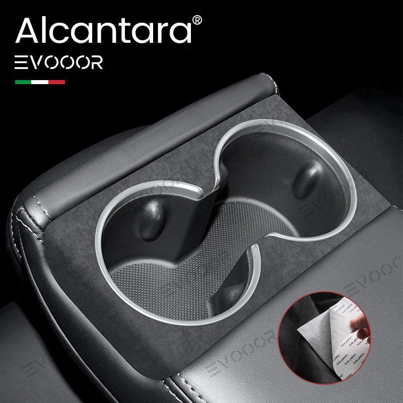 2024 Model 3 Highland Alcantara Rear Seat Cup Cover For Tesla - Evooor