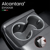 2024 Model 3 Highland Alcantara Rear Seat Cup Cover For Tesla - Evooor