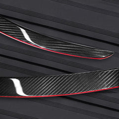 Model Y Real Carbon Fiber Spoiler Wing Red Color for Tesla - Evooor