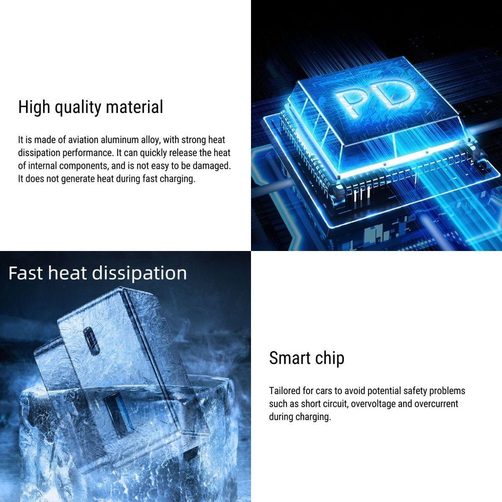 Model 3/S/X/Y Cigarette lighter OBD Interface convert adapter for Tesla - Evooor