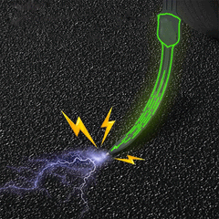 Model 3/X/S/Y Luminous Anti Static Strap Safe Ground Wire Strip for Tesla - Evooor