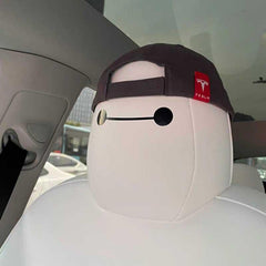 Model 3/Y/S/X Baymax Headrest Stickers Decoration Sticker for Tesla(4 PCS) - Evooor